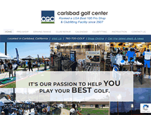 Tablet Screenshot of carlsbadgolfcenter.com